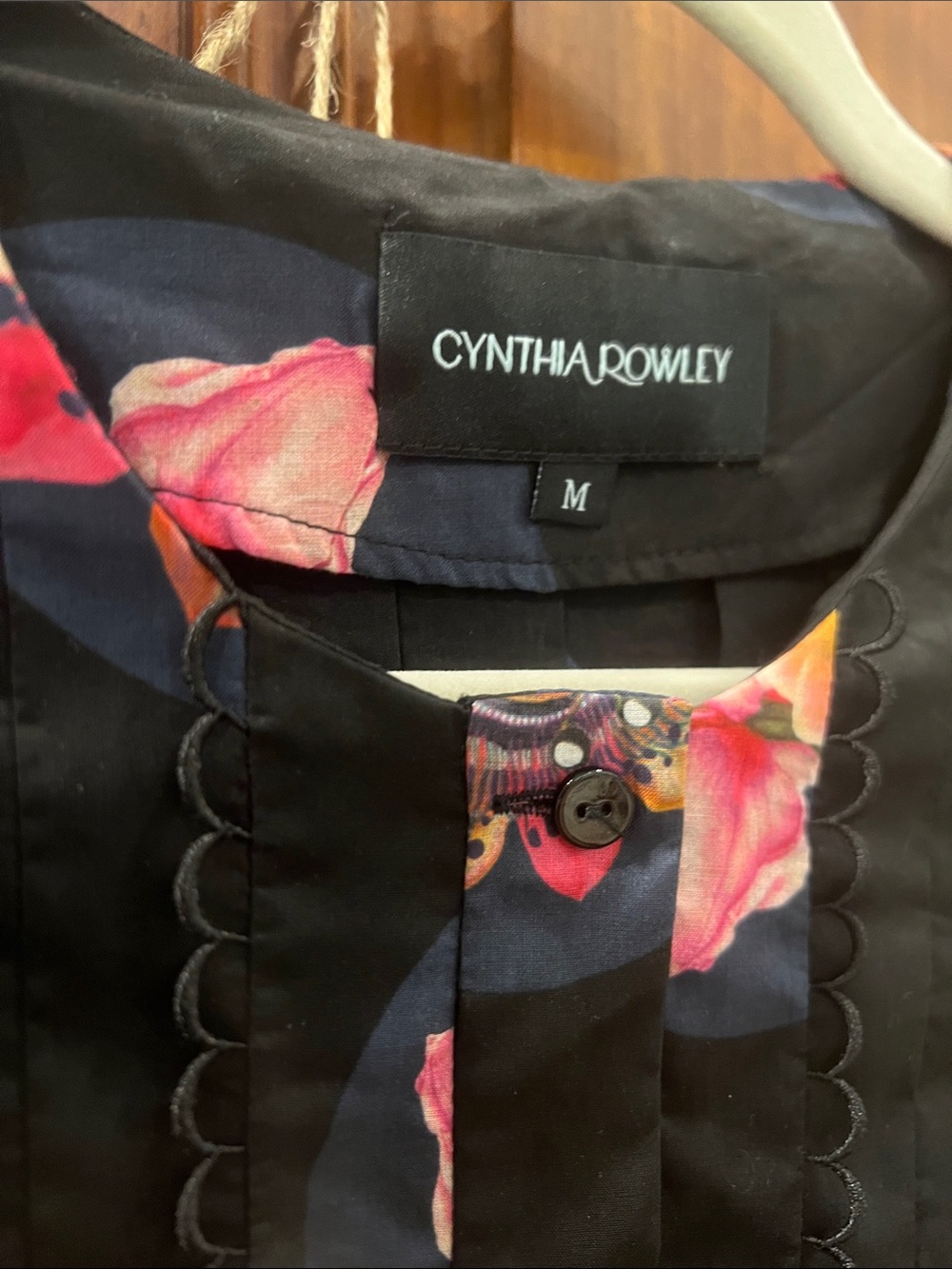 Cynthia Rowley Moonlit Fleur Voile Midi Dress - Picture 3 of 8